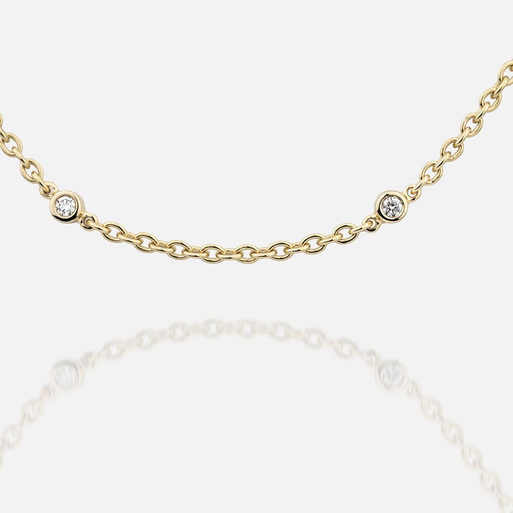Colar em ouro amarelo e diamantes | One - Image 3