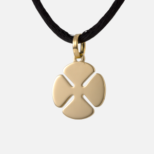 Pendente trevo em ouro amarelo