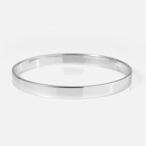 Pulseira Escrava Lisa em Prata