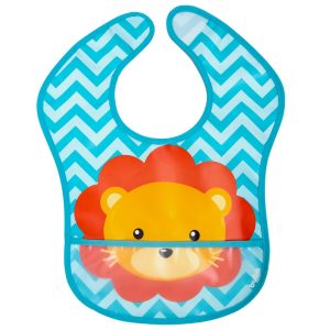Babador Animal Fun Com Pega Migalhas Buba – Leão
