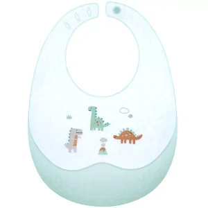 Babador em Silicone com Estojo – Dino