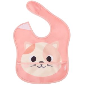 Babador Impermeável Com Bolso Pega Migalhas Buba – Gato