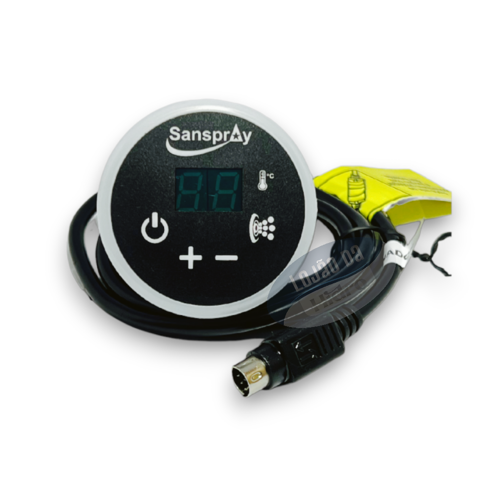 Kit Motobomba Syllent 1/3 CV + Aquecedor Sanspray 3 Funções Digital (220v) - Image 7