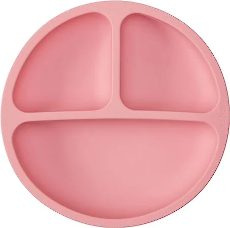 Pratinho em Silicone Com Ventosa da Buba – Rosa