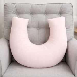 Almofada de Amamentação Hug Suedine – Rosa