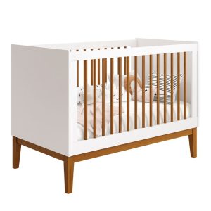 Berço Noah Wood Classic – Branco Fosco