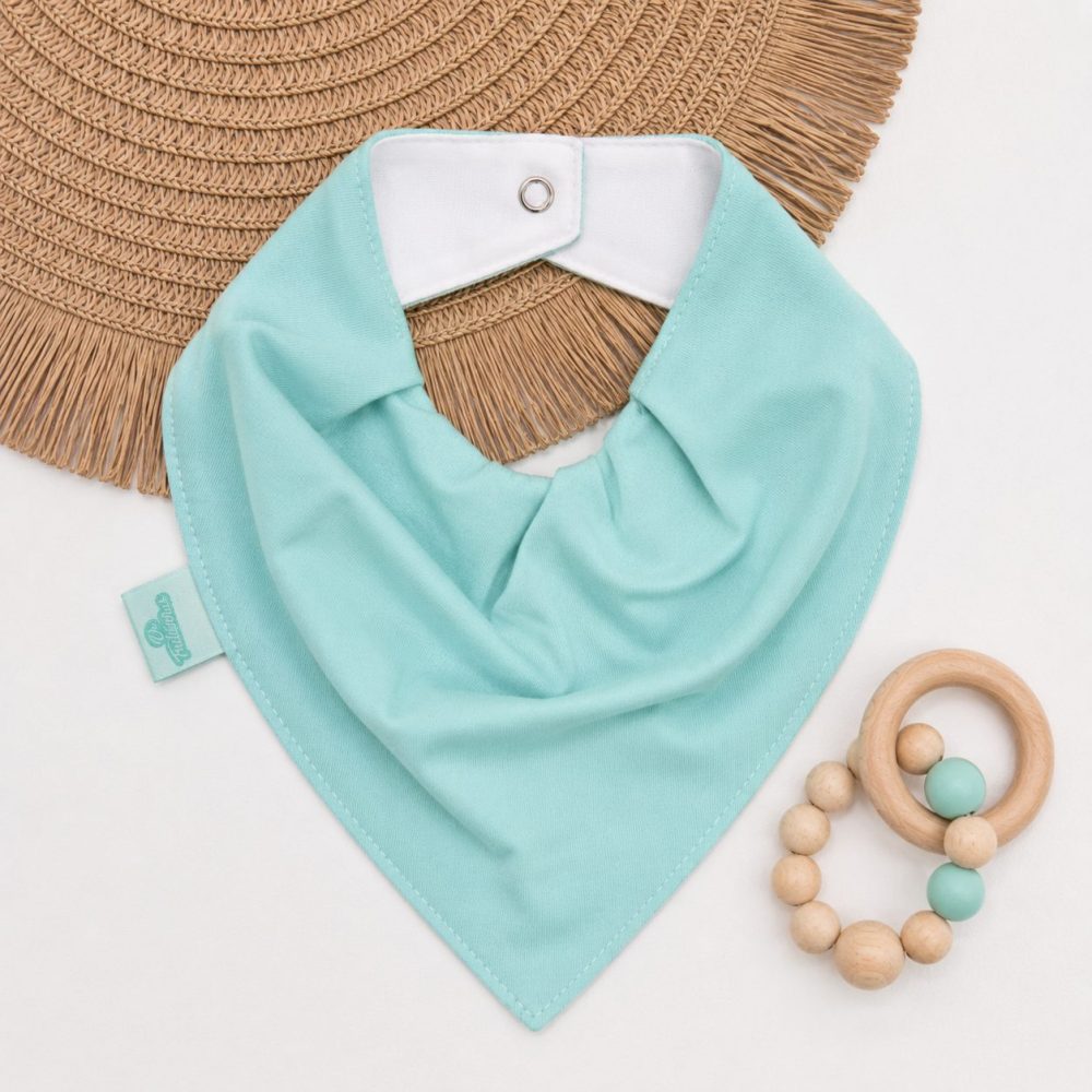 Bandana Impermeável para Bebê – Verde Água