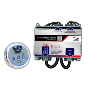 Acionador Sinapse Finger Cromo – Bivolt / com sensor de nivel