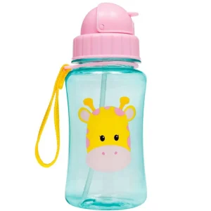 Garrafinha Infantil Animal Fun Buba Com Canudo 350ml – Girafa