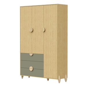 Roupeiro Gracia Infantil Reller – Oliva Naturale