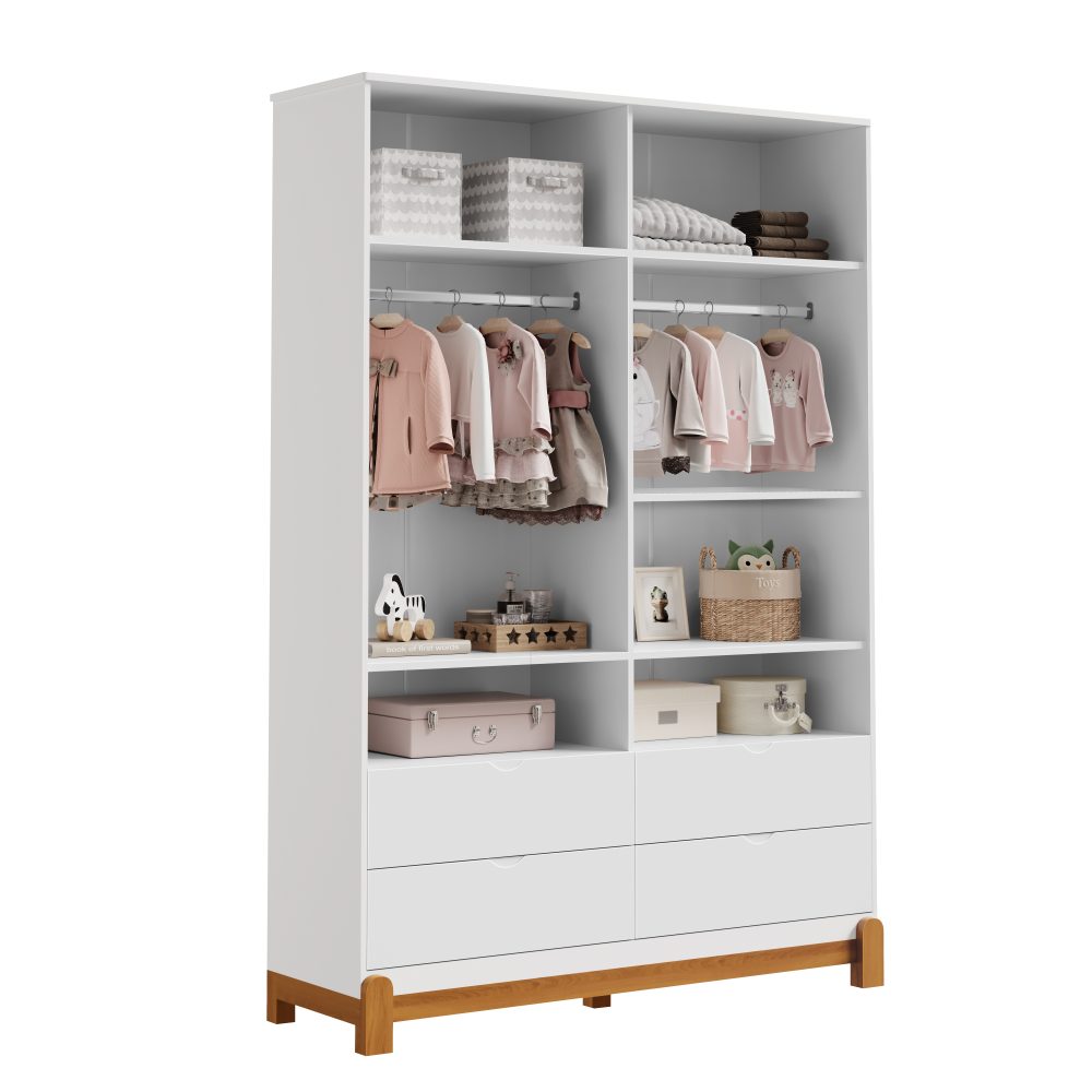 Roupeiro Lotus Reller – Branco Fosco - Image 3