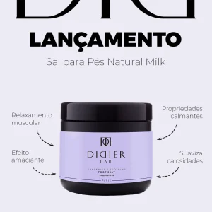 Sal para pés "Didier Lab", Natural Milk, 450gr