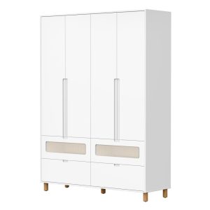 Roupeiro Ollie Infantil Reller – Branco Fosco