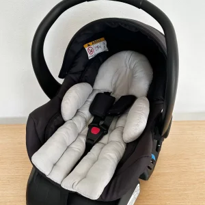 Redutor de Bebê Conforto Anatômico 100% Algodão – Cinza
