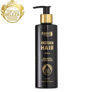 Shampoo Vitaminado Fortificante Indian Hair 250 ml | Sem Sal