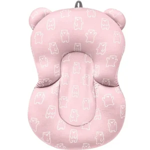 Almofada de Banho Bebê Ursinho Rosa Buba