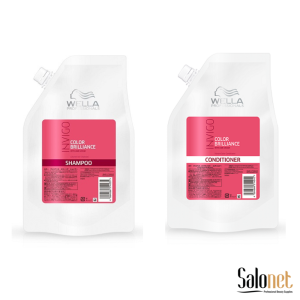 Kit Refil Wella Invigo Brilliance Shampoo+Condicionador