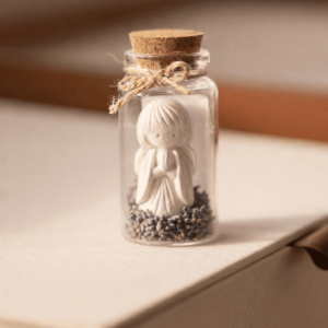 Potinho de gesso perfumado alfazema