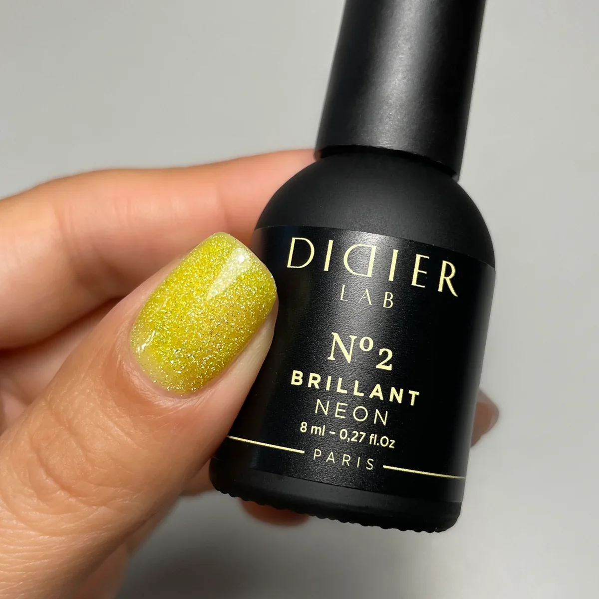 Verniz Gel "Didier Lab", Brillant NEON, No2, 8ml - Image 5