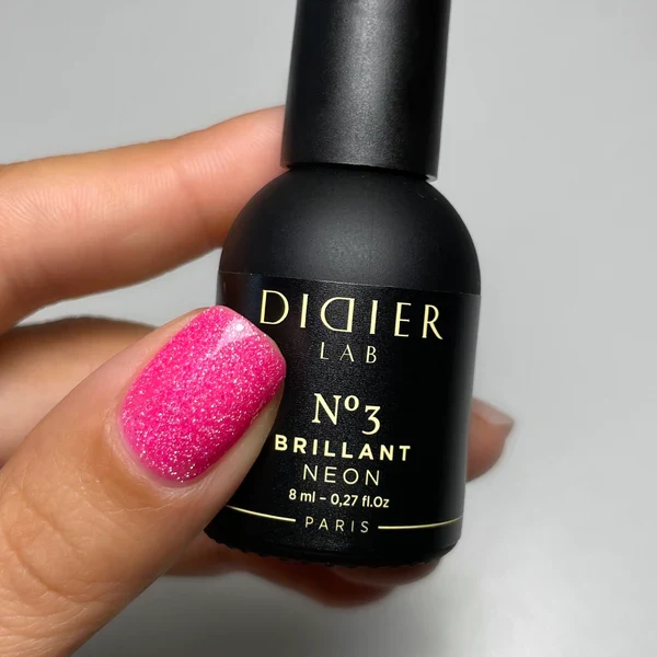Verniz Gel "Didier Lab", Brillant NEON, No3, 8ml - Image 3