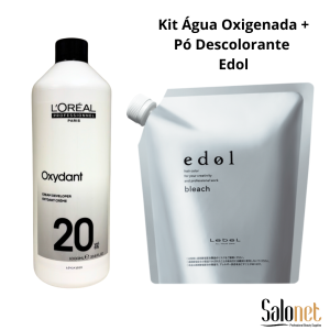 Kit Edol Lebel Pó Descolorante + Oxydant Água Oxigenada L´Oreal