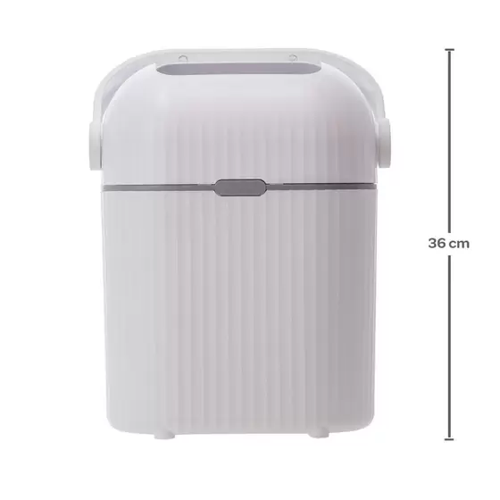 Lixeira Buba Antiodor Branca Para Fraldas 9 Litros - Image 5