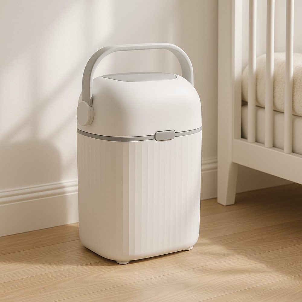 Lixeira Buba Antiodor Branca Para Fraldas 9 Litros - Image 2
